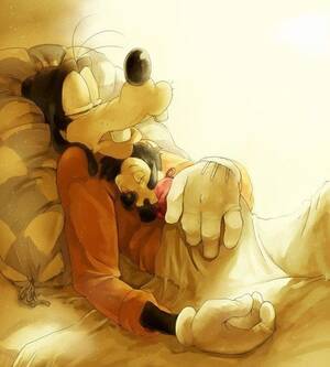Goofy Mom Porn - Goofy is a widower whose only family and reminder of his wife is his son  Max. : r/pics