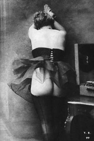 1920s Lingerie Porn - Vintage Erotic women posing in a underbust corset. vintage lingerie vintage  fetish vintage porn.
