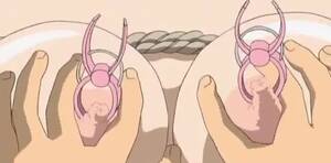 animated big nipple fetish - Lovely hentai brunette with big tits and nipple piercings dominated and  fucked - CartoonPorn.com