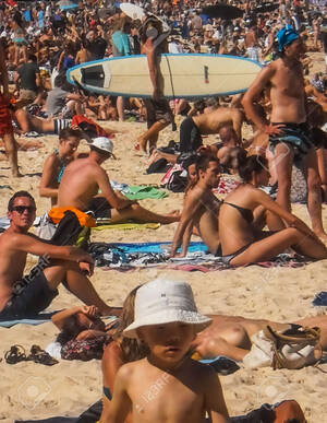 bondi beach topless video - SYDNEY-JANUARY 1 :People Relaxing On The Beach To Celebrate New Year On 1  January 2013 At Bondi Beach In Sydney,Australia.Bondi Beach Is One Of The  Most Famous Beach In The World .