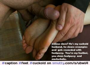 amateur footjob caption - Footjob Captions
