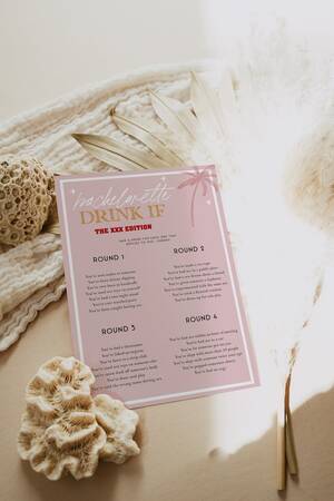 Bachelorette Sex Toys - DIRTY Bachelorette Drink If Game Palm Springs Bachelorette - Etsy Australia