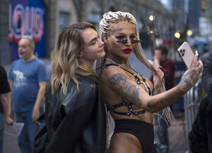 Miley Cyrus Lesbian Cum - Inside Cara Delevingne's wild sex life as she donates orgasm to science in  new doc - from lift romp to lesbian sex clubs | The US Sun