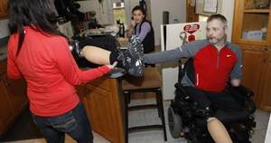 Forced Quadruple Amputee Porn - A soldier's fight to fight