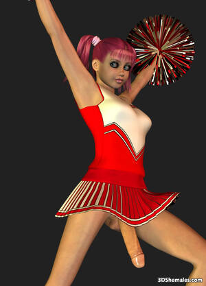 3d Shemale Cheerleader Fucked - Sexy 3D cheerleader shemale - Cartoon Porn Pictures - Picture 7