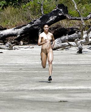 beach naked people running - Naked Run Pics - 56 porn photos