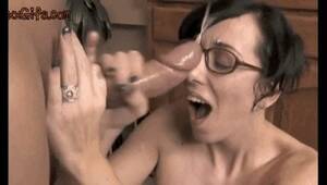 hj huge cumshots hentai - Milf Big Tits Blowjob Handjob Cumshot GIF