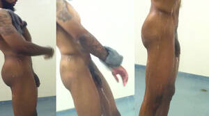 Black Dick Spy - Black rasta man with big dick close up in the showers | My Own Private  Locker Room