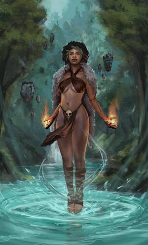 Brutal Fantasy Porn Artwork - Art][OC][Comm] unnamed druid character! : r/DnD