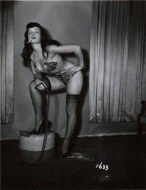 Bettie Page Fucked - Please forgive me if this doesn't fit here, but cosplayer fundies always  make me laugh whenever they think that the past was demure. 1950s had  provocative fashion (in real life and in