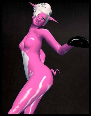 liquid latex sex - Sexy Latex Pig Costume - Costume Fail