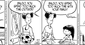 Baldo Comic Porn - The Comics Section: Baldo: Baldo, you spend too much time reading!