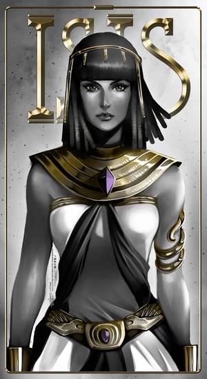 Ancient Egyptian Goddesses Sexy - The Temple of Osiris by TholiaArt