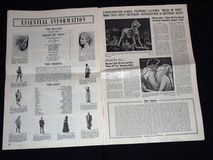 Helen Of Troy Comic Porn - Original Helen Of Troy (1956) movie poster in C8 condition for $40.00