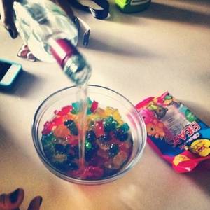 Drunk Jello - Vodka Soaked Gummy Bears - easier than jello shots and deadlier! :-)