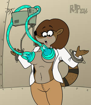 Female Rigby Regular Show Porn - Raccoon milk by evilkingtrefle