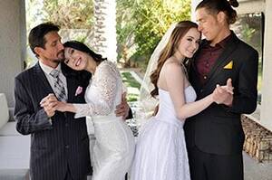 bride and groom orgy galleries - wedding orgy Movies