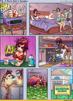 Funny Comics About Sex - A porn star's sunday / hatefarm :: porn star :: sunday :: nsfw :: comics -  JoyReactor
