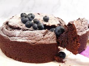 chocolate - Swedish Kladdkaka Sticky Chocolate Cake The Betty Stamp