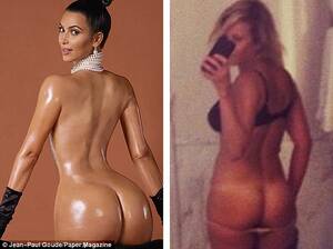 Kim Kardashian Ass Porn Captions - Chelsea Handler mocks Kim Kardashian's naked magazine cover | Daily Mail  Online