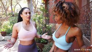 brazzers interracial threesome - Hot Interracial Threesome | PornerBros