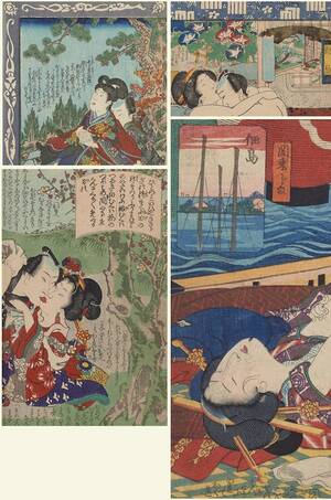 japanese pornographic - 11 Japanese EROTIC Pornography Antique Books COLOR Illustrations Rare  Kiyomizu Tsuya Monogatari Japan Art Digital Download ZIP Files - Etsy