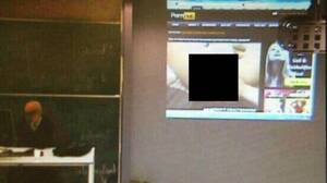 Computer Class Porn - Zurich professor accidentally shows porn film on class projector | Metro  News