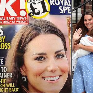 Kate Moore Porn Magazine Cover - Royal baby news: OK! magazine slammed for \