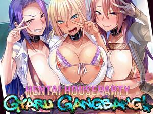 hentai gangbang sex - Hentai Houseparty: Gyaru Gangbang Ren'Py Porn Sex Game v.Final Download for  Windows