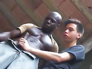 Hand Job Gay Porn - black dad fuck white boy