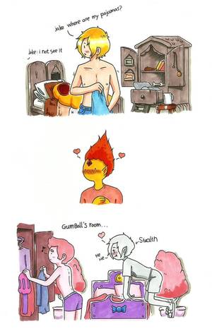 Marshall Lee X Prince Gumball Yaoi Porn - When changing clothes by gmil123.deviantart.com on @DeviantArt