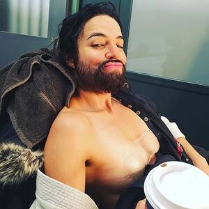 Michelle Rodriguez Porn - Michelle Rodriguez Shows off the Beard and Breast Binding She Wore for a  Movie