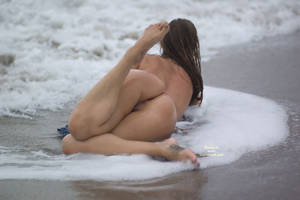beach body shots naked - Nude Lying In Surf - Round Ass, Naked Girl, Nude Amateur, Sexy Ass