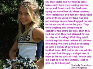 blowjob caption contest - Kimberly Cummings Crossdressing Blowjob Captions