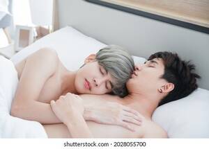Asian Husband Sleeping - Male Couple Asian Man Sleep Together Stock Photo 1817326367 | Shutterstock