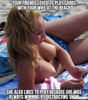 beach porn captions - Bigger Cock, Friends, Gifs, My Favorite, Vacation Hotwife Caption â„–568594:  Sex on the beach. She is riding slowly beacause he is much bigger than her  BF