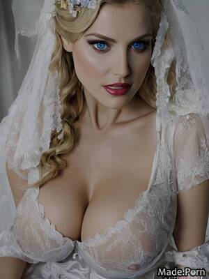 French Bride Porn - Porn image of portrait perfect body movie silk push-up bra woman french  braid created by AI
