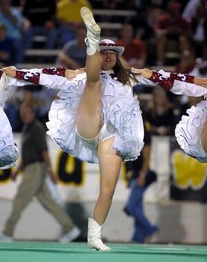 cheerleader pussy upskirt oops - Kicking Cheerleaders