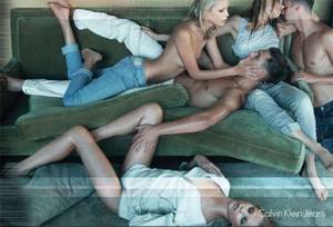 Calvin Klein Girl Porn - group ad banned