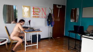 naked secretaries working office - Nudist secretary. Naked employee in the office. Nude bitch is not shy about  her boss. Nude office. Tits, nipples, ass, pussy 1 - XVIDEOS.COM