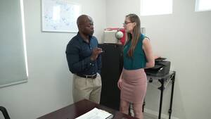 nerdy office milf - Nerdy MILF secretary Ophelia Kaan takes dick from BBC boos watch online