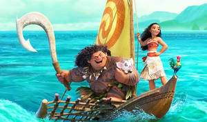 Disney Celeb Porn Captions - moana and maui sailing
