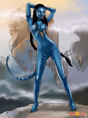 Avatar 2 Porn Solo - Rule 34 - alien black hair blue skin braid breasts facial markings female  james cameron's avatar long hair looking at viewer markings na'vi neytiri  nipples nude pointy ears pussy sinful comics solo