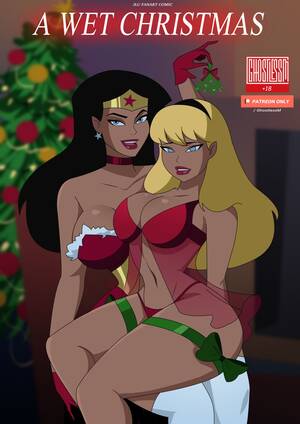 justice league cartoon nude - A Wet Christmas (Justice League) [Ghostlessm] - Porn Cartoon Comics