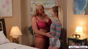 coogers lesbians big boobs - Petite blonde has her mums big tits milf bff to give her her first lesbian  experience.They kiss and shes toyed.The small tits babe facesits the cougar  - XNXX.COM