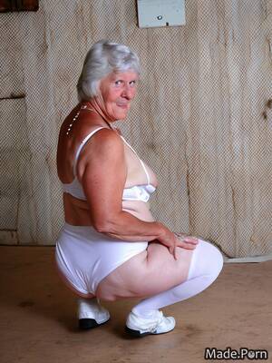 Fat Cheerleader Porn - Porn image of white hair fat cheerleader white necklace squatting 80  created by AI