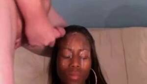 black facial cumpilation - Ebony Facial