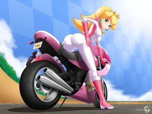 Anime Biker Porn - peach motorcycle by Orcaleon