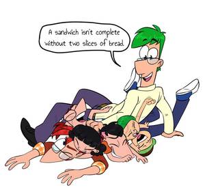 Major Monogram Phineas And Ferb Gay Porn - Phin and Isabella are in this pic meaning puberty is upon them. I always  had this little headcanon that when puberty strikes Phineas his voice goes  crazy.