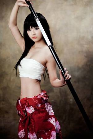 Japanese Female Warrior Porn - Girl and katana. #katana #kendo #samurai